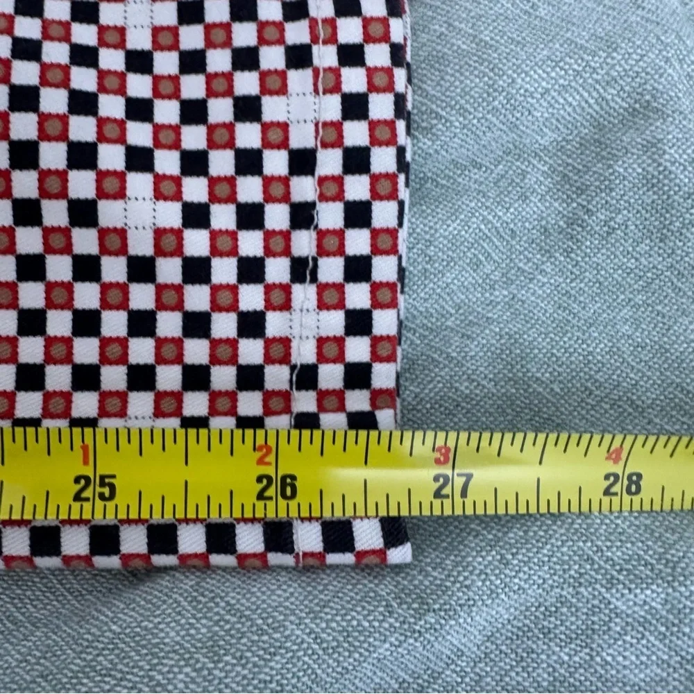 Tory Burch Women’s Checkered Tapered Pants Size 27/4
